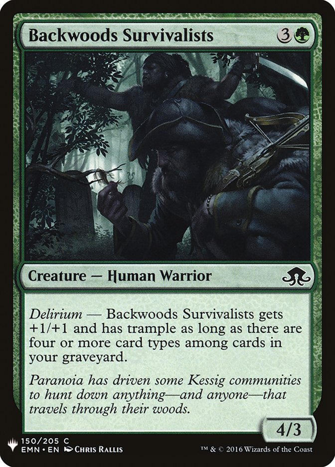Backwoods Survivalists [Mystery Booster] | Deep Dive Games St. Marys