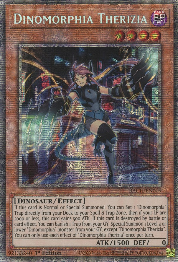 Dinomorphia Therizia [BACH-EN009] Starlight Rare | Deep Dive Games St. Marys