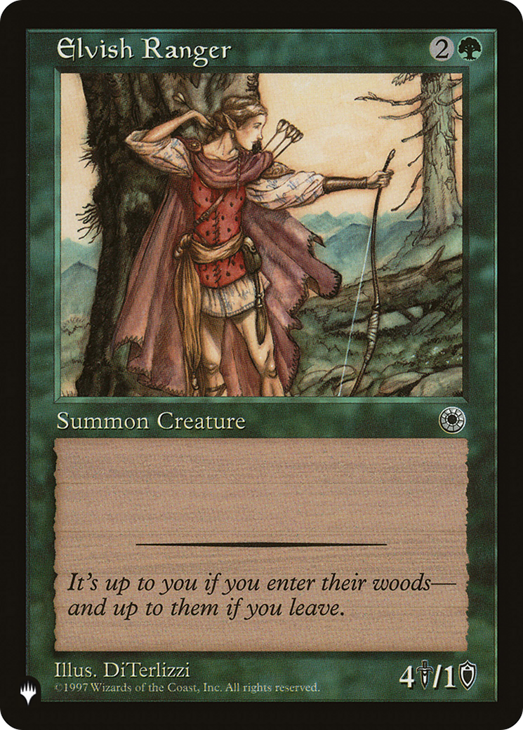 Elvish Ranger [The List] | Deep Dive Games St. Marys