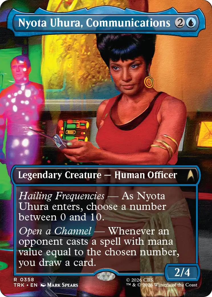 Nyota Uhura, Communications Officer (Borderless) [Star Trek] | Deep Dive Games St. Marys