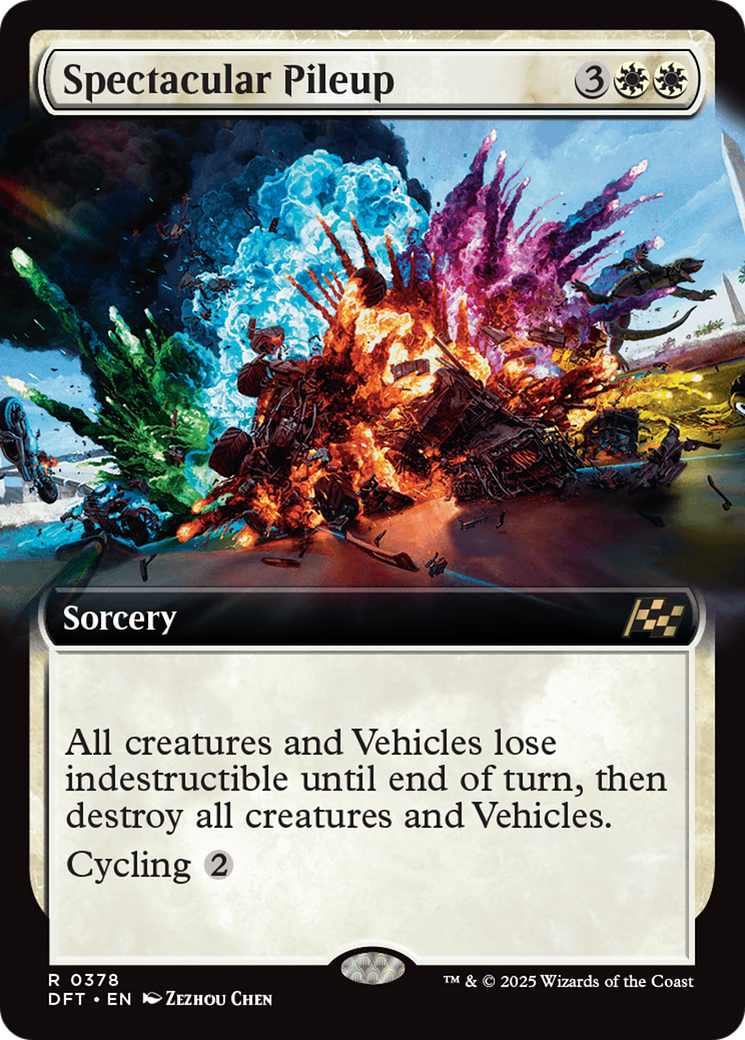 Spectacular Pileup (Extended Art) [Aetherdrift] | Deep Dive Games St. Marys