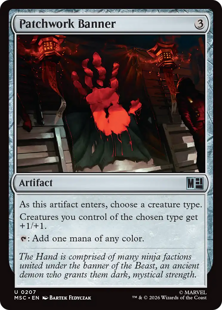 Patchwork Banner (Surge Foil) [Marvel Super Heroes Commander] | Deep Dive Games St. Marys
