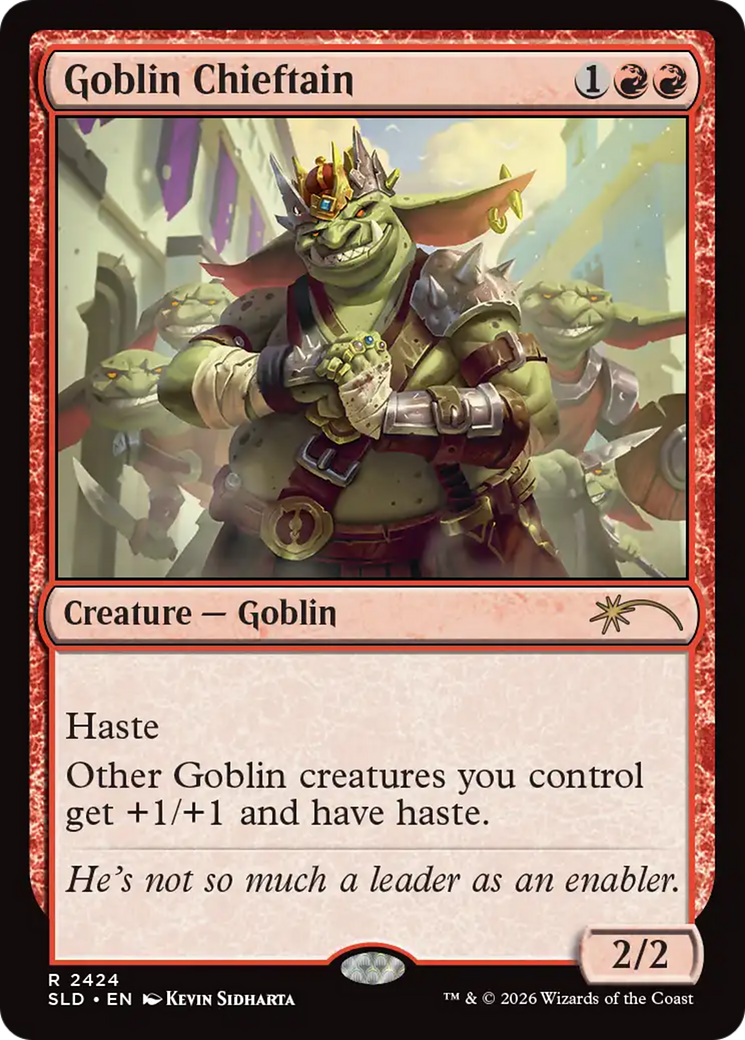 Goblin Chieftain (2424) [Secret Lair Drop Series] | Deep Dive Games St. Marys
