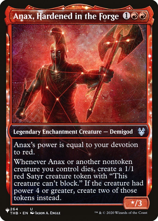 Anax, Hardened in the Forge (Showcase) [The List] | Deep Dive Games St. Marys