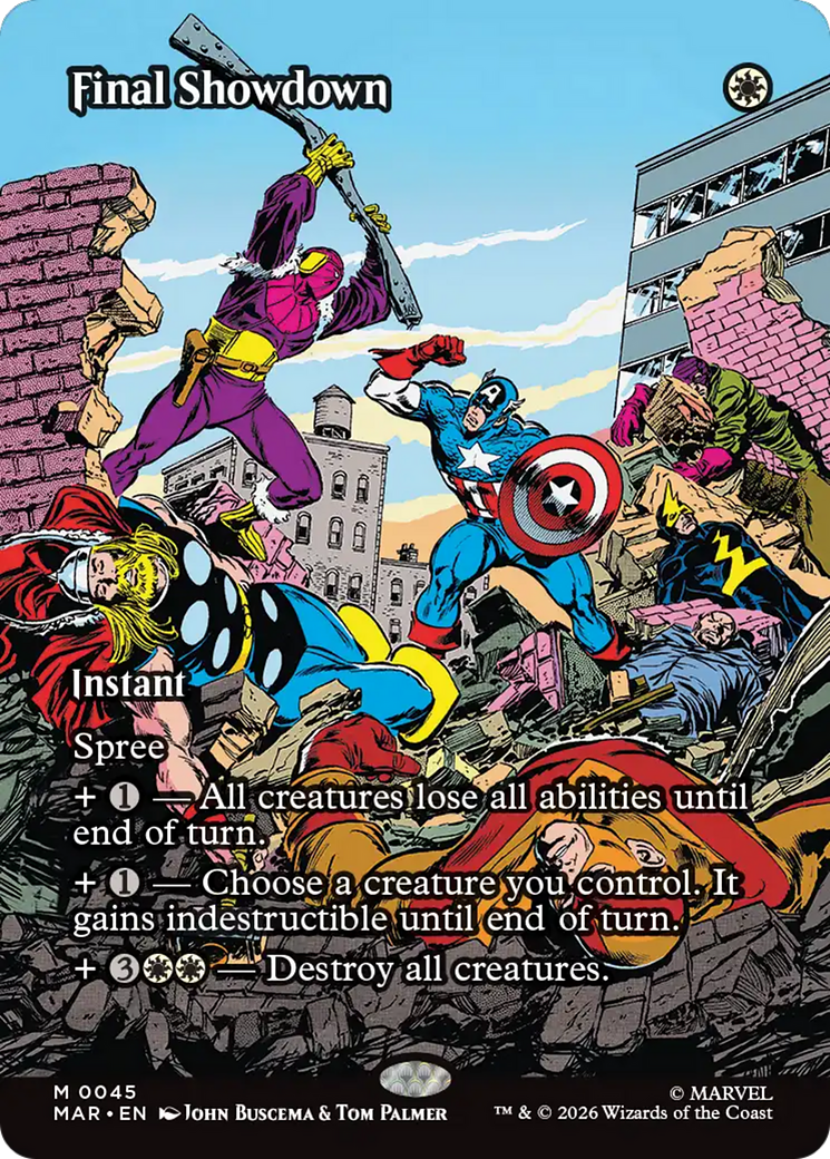 Final Showdown (Borderless) [Marvel Universe: Eternal-Legal] | Deep Dive Games St. Marys
