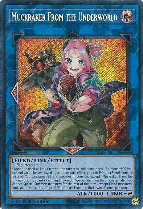 Muckraker From the Underworld [DABL-EN051] Secret Rare | Deep Dive Games St. Marys
