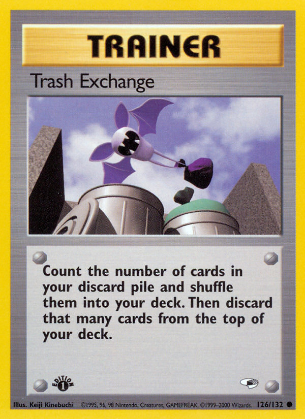 Trash Exchange (126/132) [Gym Heroes 1st Edition] | Deep Dive Games St. Marys
