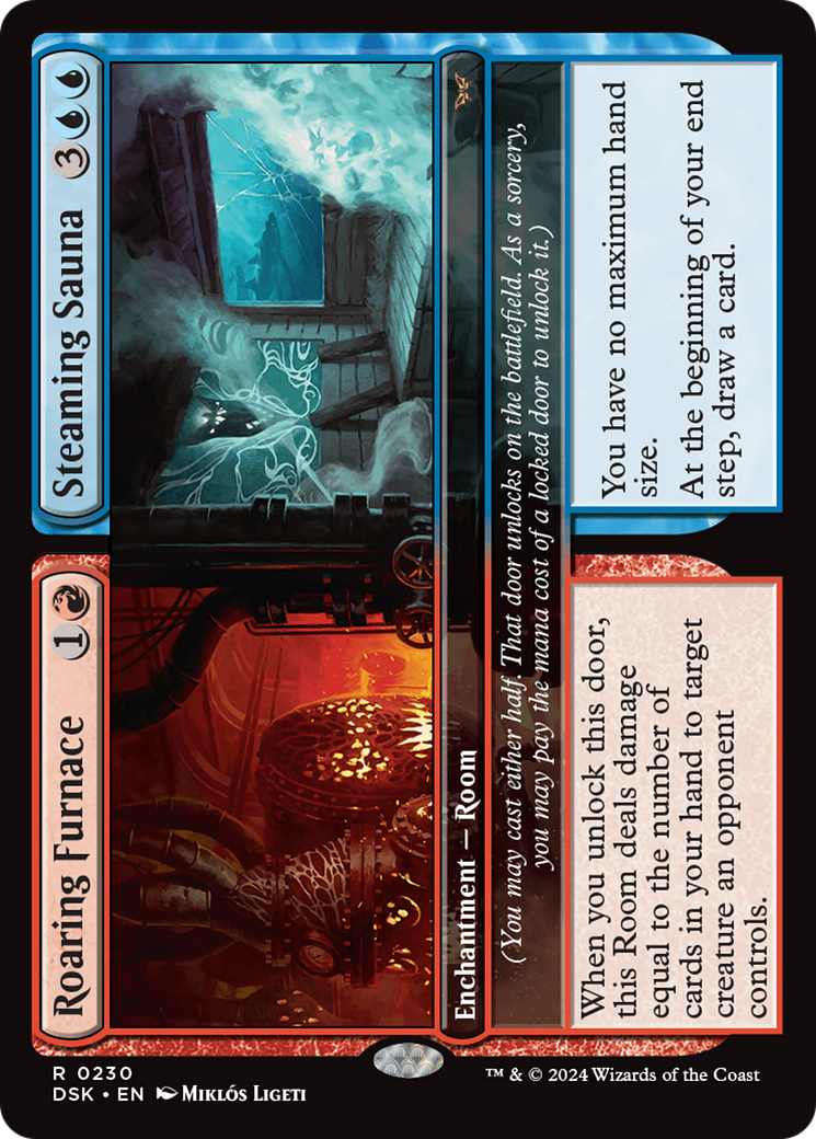 Roaring Furnace // Steaming Sauna [Duskmourn: House of Horror] | Deep Dive Games St. Marys