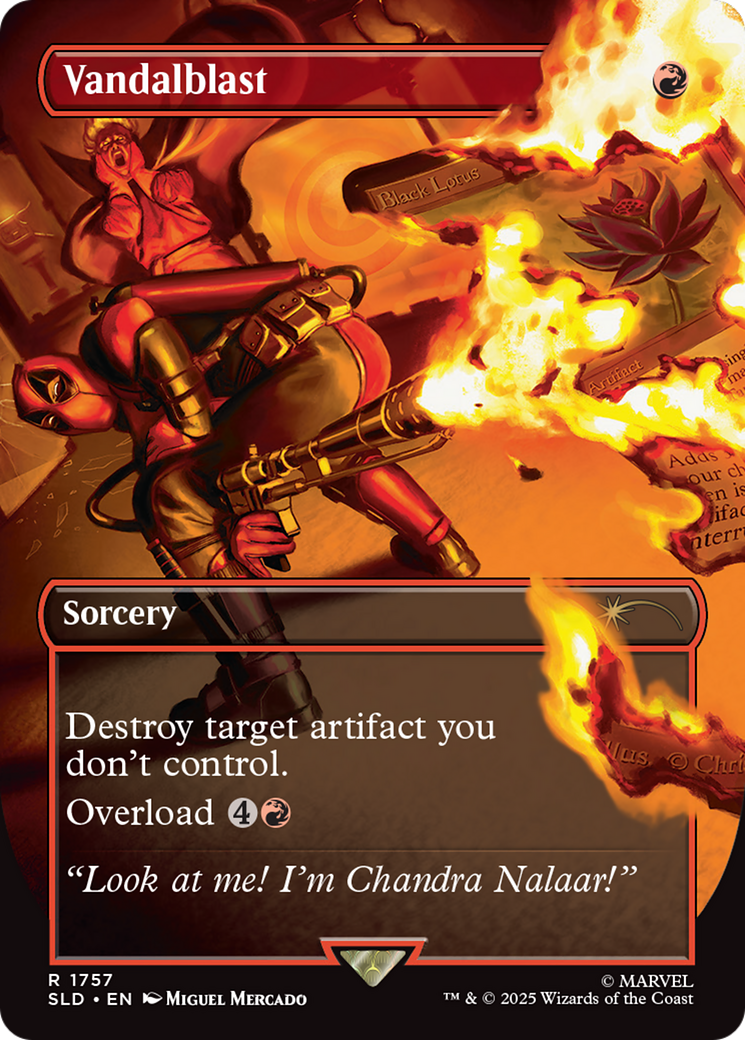 Vandalblast (1757) (Rainbow Foil) [Secret Lair Drop Series] | Deep Dive Games St. Marys