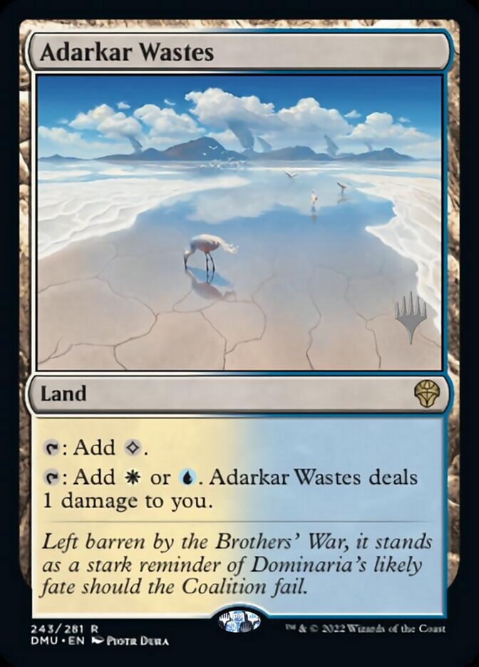 Adarkar Wastes (Promo Pack) [Dominaria United Promos] | Deep Dive Games St. Marys