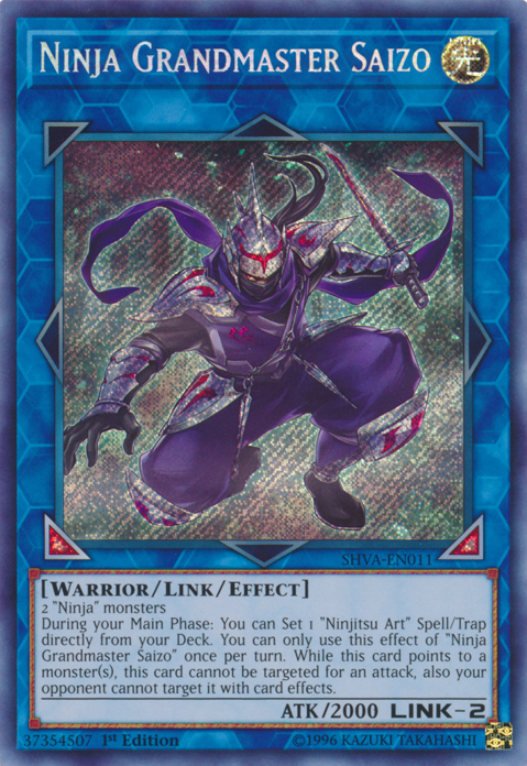 Ninja Grandmaster Saizo [SHVA-EN011] Secret Rare | Deep Dive Games St. Marys