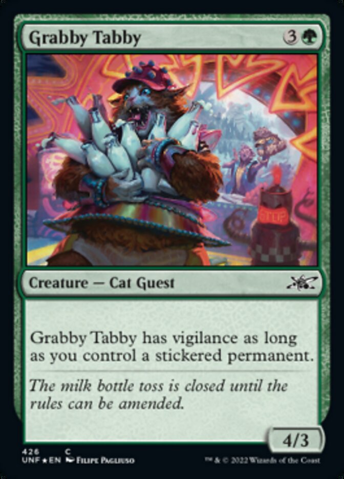 Grabby Tabby (Galaxy Foil) [Unfinity] | Deep Dive Games St. Marys