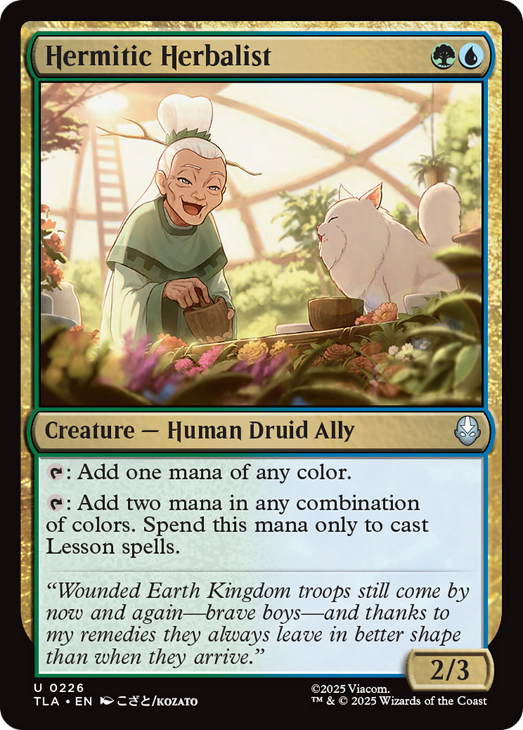 Hermitic Herbalist [Avatar: The Last Airbender] | Deep Dive Games St. Marys