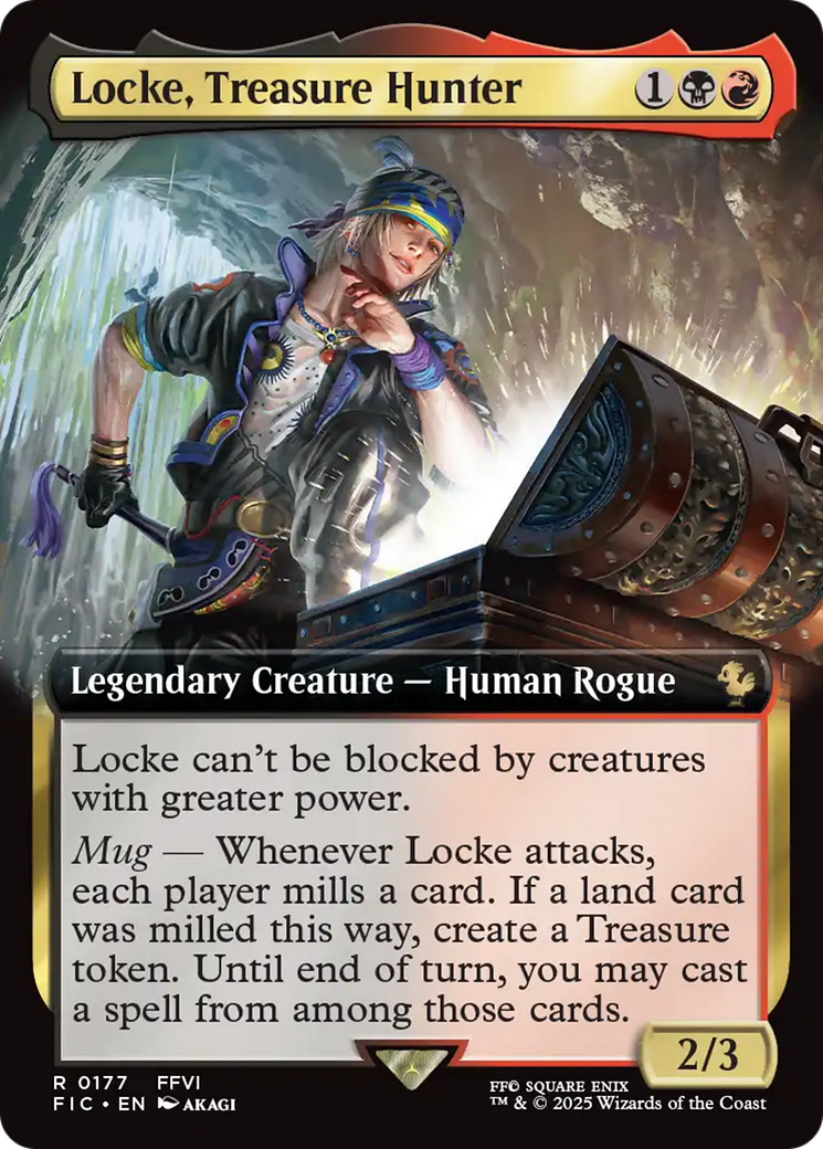 Locke, Treasure Hunter (Extended Art) [FINAL FANTASY Commander] | Deep Dive Games St. Marys