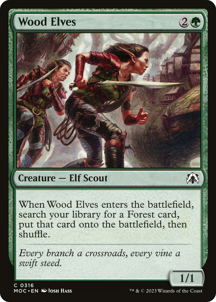 Wood Elves [March of the Machine Commander] | Deep Dive Games St. Marys