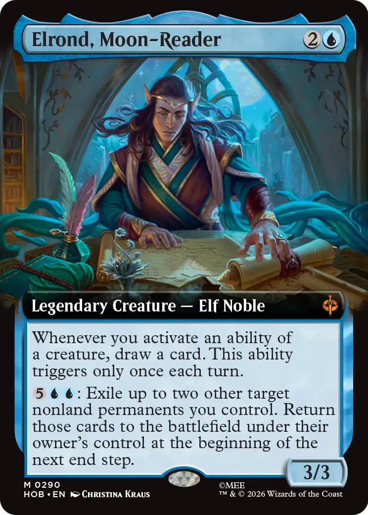 Elrond, Moon-Reader (Extended Art) [The Hobbit] | Deep Dive Games St. Marys