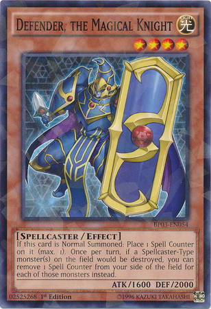 Defender, The Magical Knight [BP03-EN054] Shatterfoil Rare | Deep Dive Games St. Marys