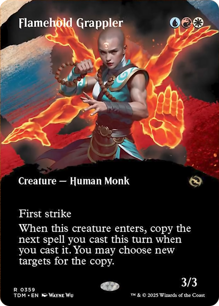 Flamehold Grappler (Borderless) [Tarkir: Dragonstorm] | Deep Dive Games St. Marys