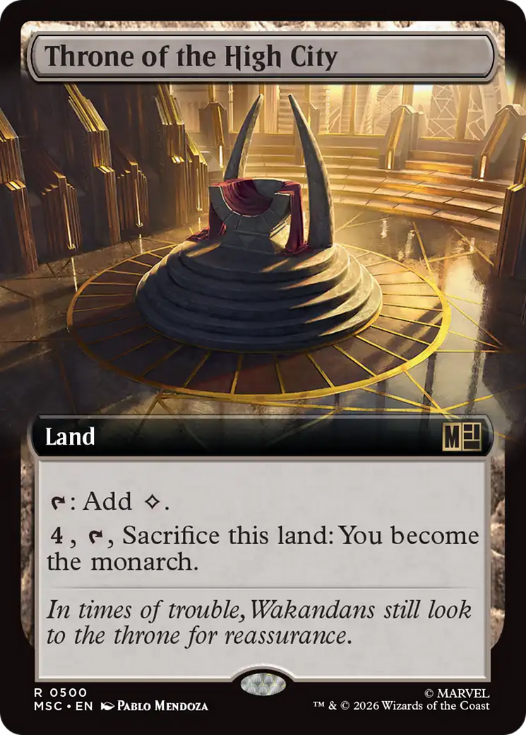 Throne of the High City (Extended Art) [Marvel Super Heroes Commander] | Deep Dive Games St. Marys