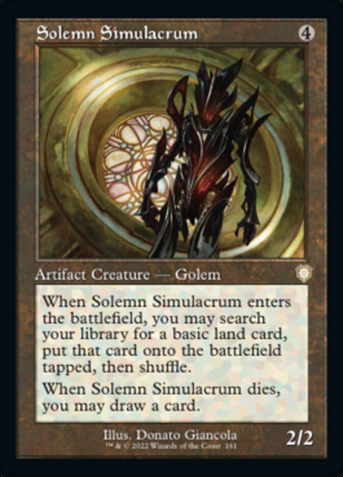 Solemn Simulacrum (Retro) [The Brothers' War Commander] | Deep Dive Games St. Marys