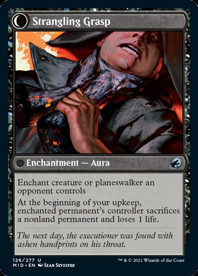 Vengeful Strangler // Strangling Grasp [Innistrad: Midnight Hunt] | Deep Dive Games St. Marys