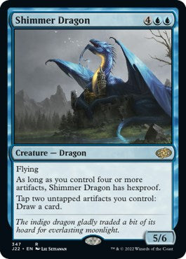 Shimmer Dragon [Jumpstart 2022] | Deep Dive Games St. Marys
