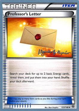 Professor's Letter (123/146) (Primal Groudon - Alejandro Ng-Guzman) [World Championships 2015] | Deep Dive Games St. Marys