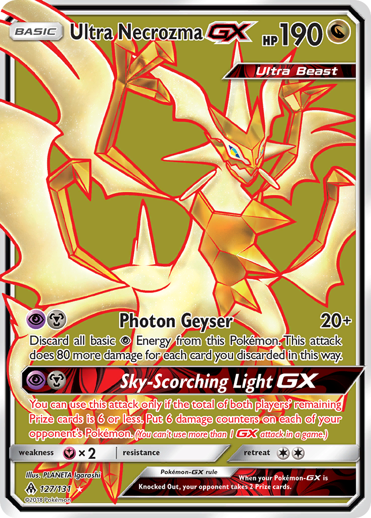 Ultra Necrozma GX (127/131) [Sun & Moon: Forbidden Light] | Deep Dive Games St. Marys