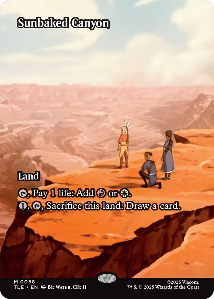 Sunbaked Canyon (Borderless) [Avatar: The Last Airbender: Eternal-Legal] | Deep Dive Games St. Marys