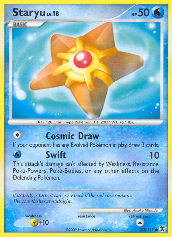 Staryu (83/111) [Platinum: Rising Rivals] | Deep Dive Games St. Marys