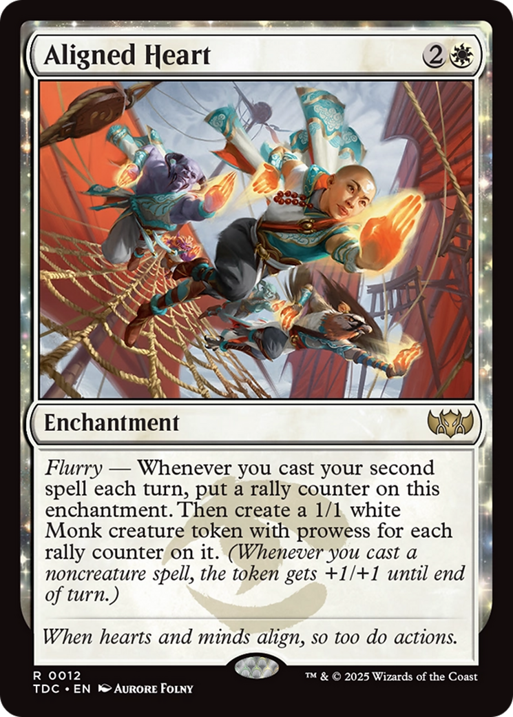 Aligned Heart [Tarkir: Dragonstorm Commander] | Deep Dive Games St. Marys