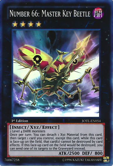 Number 66: Master Key Beetle [JOTL-EN054] Super Rare | Deep Dive Games St. Marys