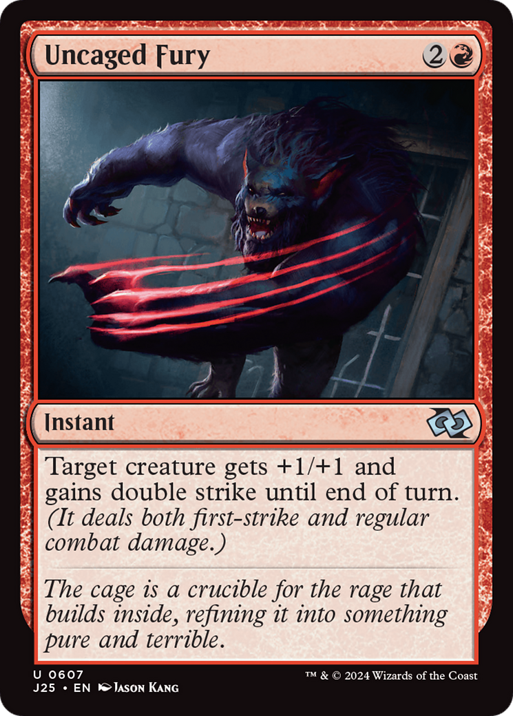Uncaged Fury [Foundations Jumpstart] | Deep Dive Games St. Marys
