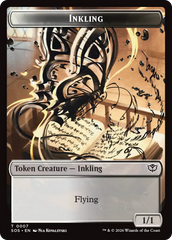 Inkling (0007) // Spirit (0011) Double-Sided Token [Secrets of Strixhaven Tokens] | Deep Dive Games St. Marys