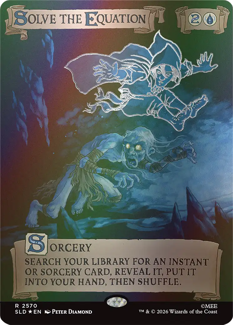 Solve the Equation (2570) (Out Of Sight Foil) [Secret Lair Drop Series] | Deep Dive Games St. Marys