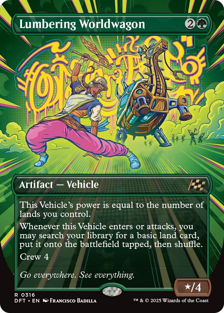 Lumbering Worldwagon (Borderless) [Aetherdrift] | Deep Dive Games St. Marys