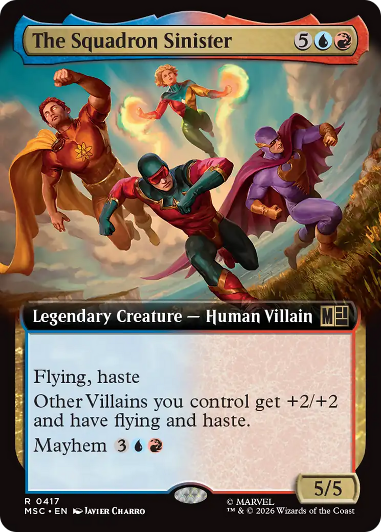 The Squadron Sinister (Extended Art) [Marvel Super Heroes Commander] | Deep Dive Games St. Marys