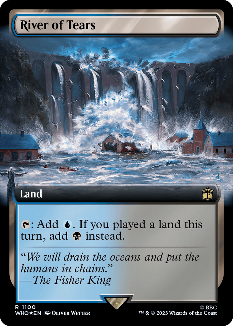 River of Tears (Extended Art) (Surge Foil) [Doctor Who] | Deep Dive Games St. Marys