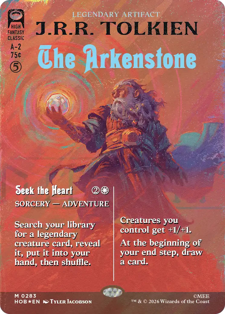 The Arkenstone (Borderless) (Surge Foil) [The Hobbit] | Deep Dive Games St. Marys