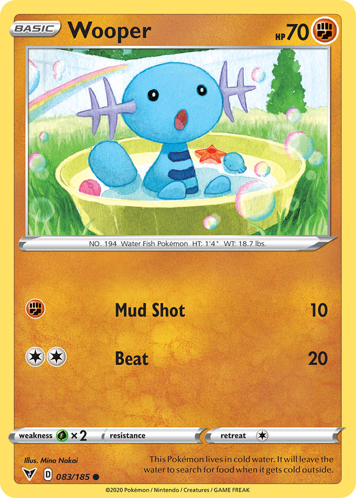 Wooper (083/185) [Sword & Shield: Vivid Voltage] | Deep Dive Games St. Marys