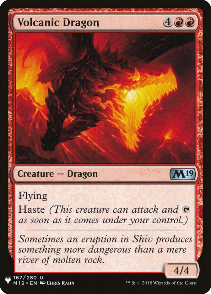 Volcanic Dragon [Mystery Booster] | Deep Dive Games St. Marys