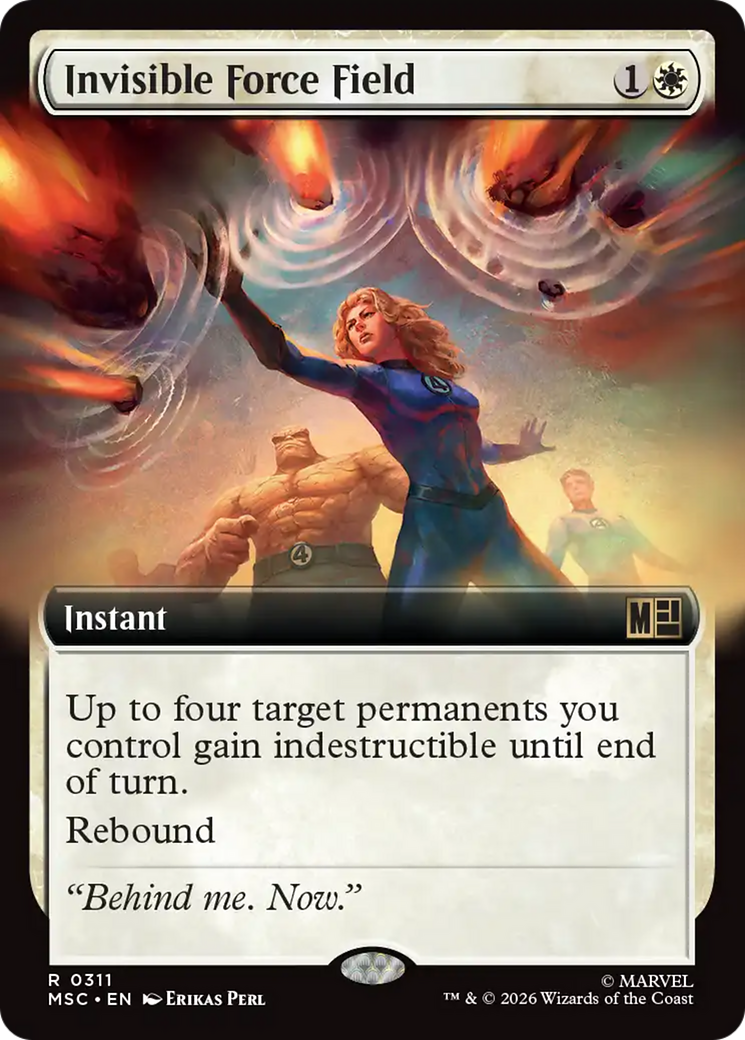 Invisible Force Field (Extended Art) [Marvel Super Heroes Commander] | Deep Dive Games St. Marys