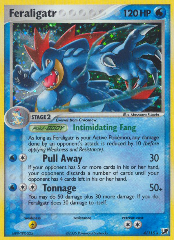 Feraligatr (4/115) [EX: Unseen Forces] | Deep Dive Games St. Marys
