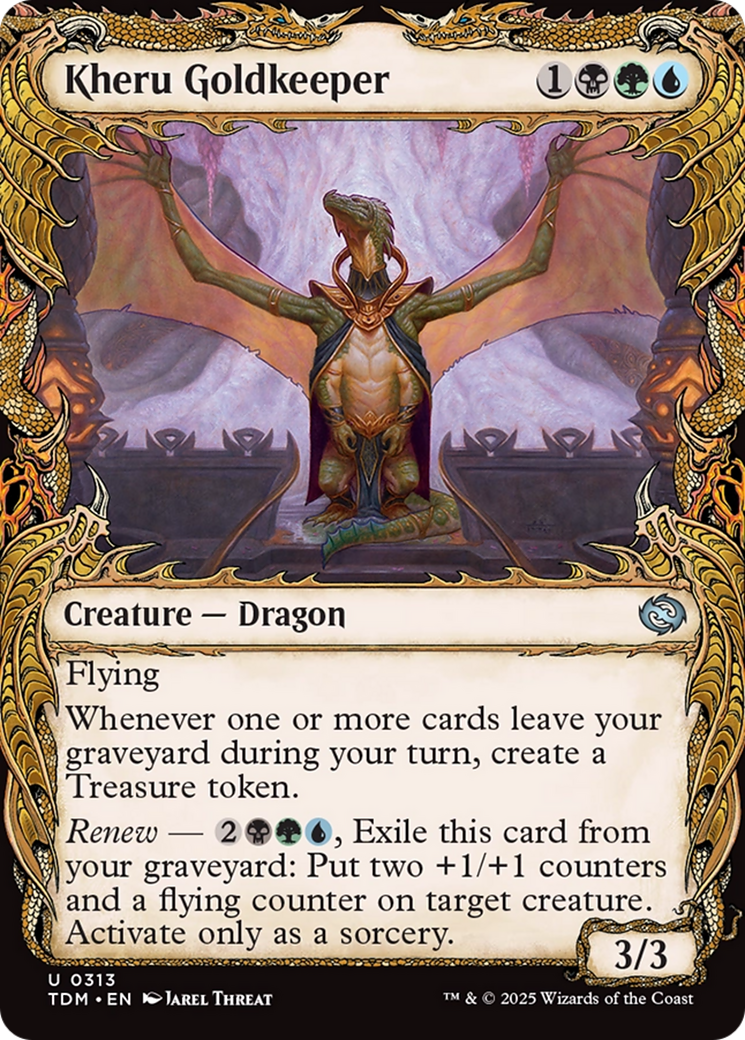 Kheru Goldkeeper (Showcase) [Tarkir: Dragonstorm] | Deep Dive Games St. Marys