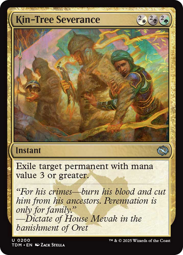 Kin-Tree Severance [Tarkir: Dragonstorm] | Deep Dive Games St. Marys