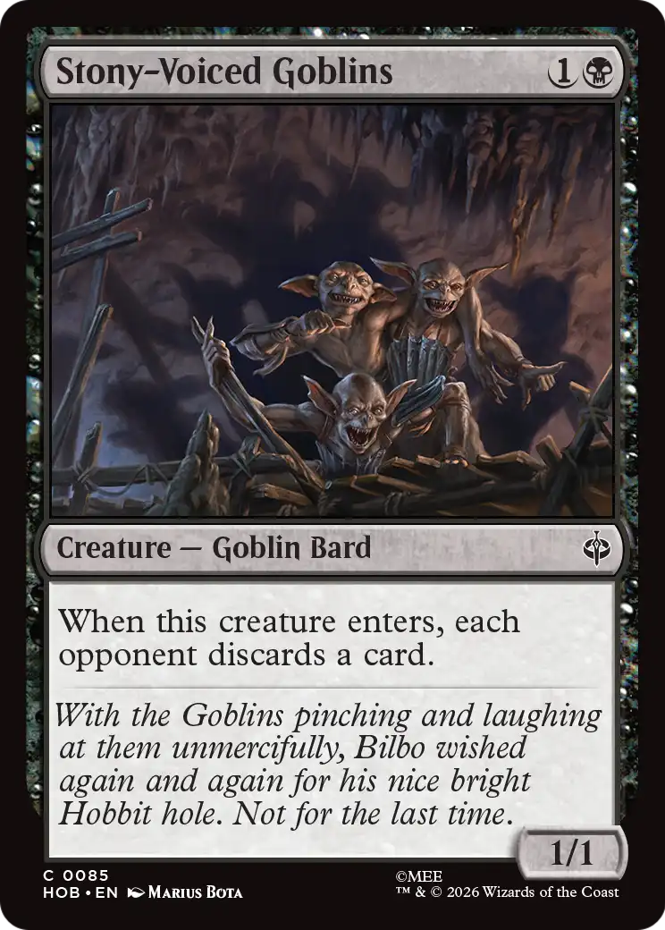 Stony-Voiced Goblins [The Hobbit] | Deep Dive Games St. Marys