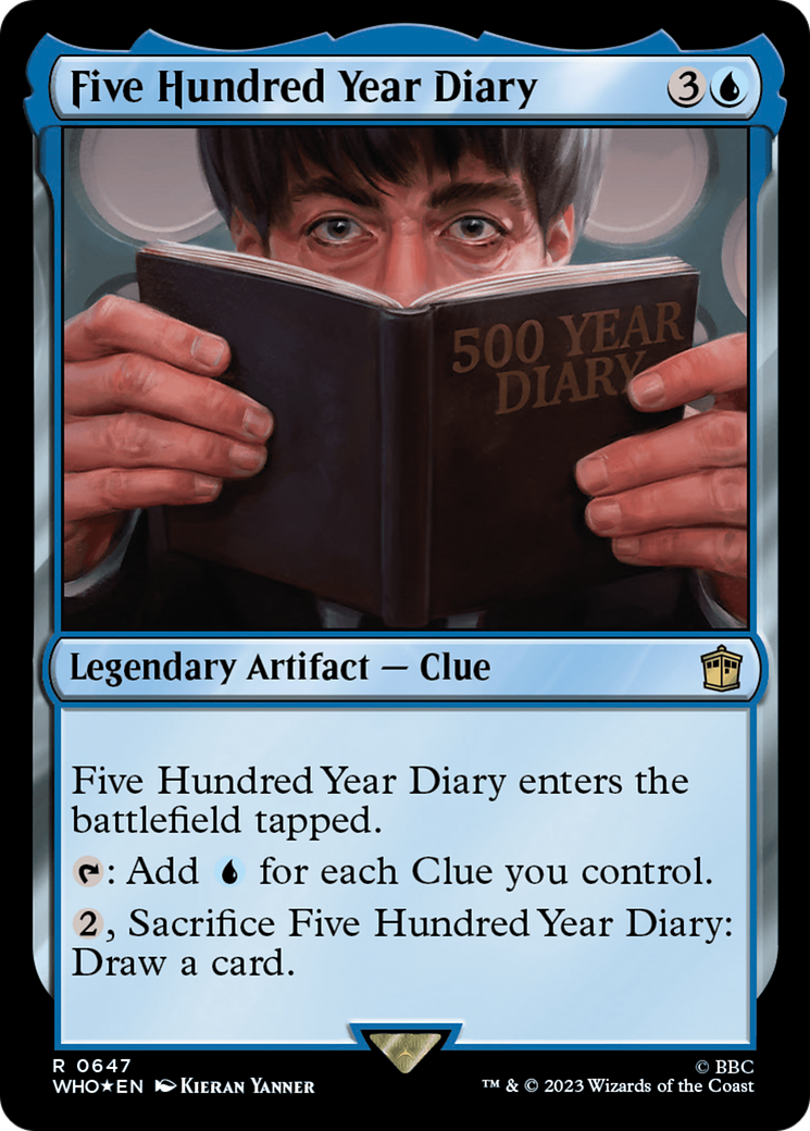 Five Hundred Year Diary (Surge Foil) [Doctor Who] | Deep Dive Games St. Marys