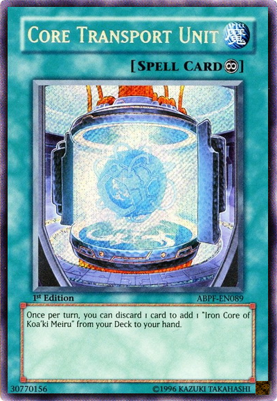 Core Transport Unit [ABPF-EN089] Secret Rare | Deep Dive Games St. Marys