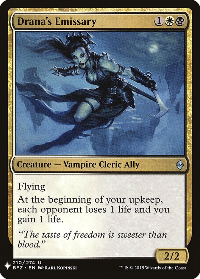 Drana's Emissary [Mystery Booster] | Deep Dive Games St. Marys