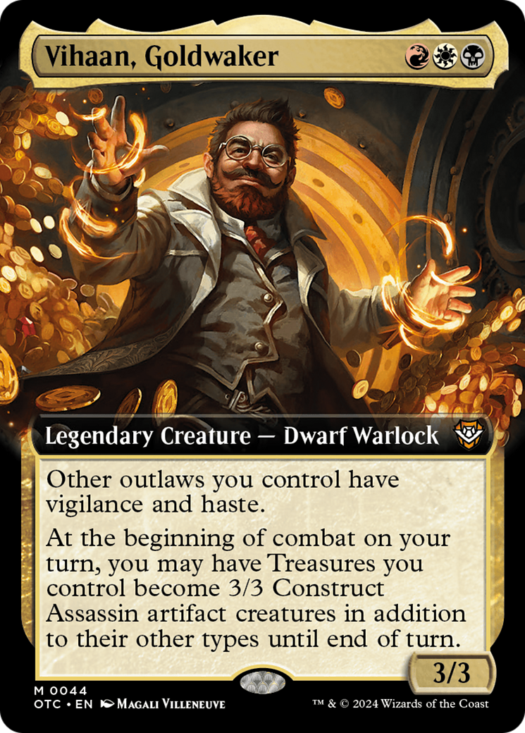 Vihaan, Goldwaker (Extended Art) [Outlaws of Thunder Junction Commander] | Deep Dive Games St. Marys